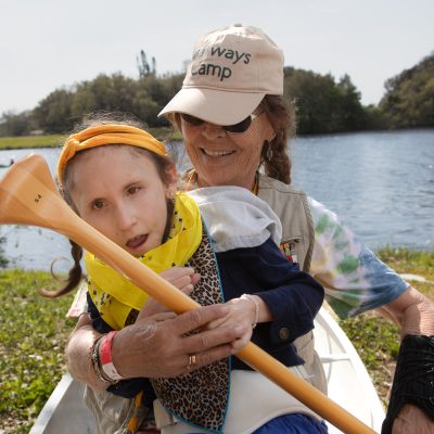 Canoeing with Support!